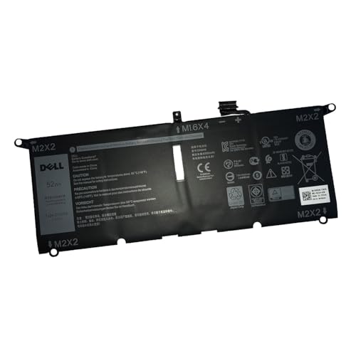 DELL DXGH8 7.6V 52Wh 4-Cell Battery For DELL XPS 13 9370 , XPS 13 9380,Inspiron 5390, Inspiron 5391, Inspiron 7390 2-in-1,Inspiron 7391 2-in-1,Inspiron 7490 ,Vostro 5390, Vostro 5391,Latitude 3301