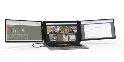 Xebec Tri-Screen 3 for Mac | Laptop Screen Extender for MacBook w/Adapter