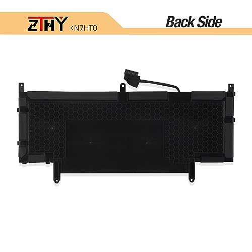 ZTHY 52Wh N7HT0 Laptop Battery Replacement for Dell Latitude 9510 9520 / Latitude 9520 2-in-1 P94F P95F P95F001 P94F001 TVKGH V5K68 N2NLL 08NFC7 N2NLL N7HTO 0PKW00 089GNG 0HYMNG 7.6V 6500mAh 4-Cell