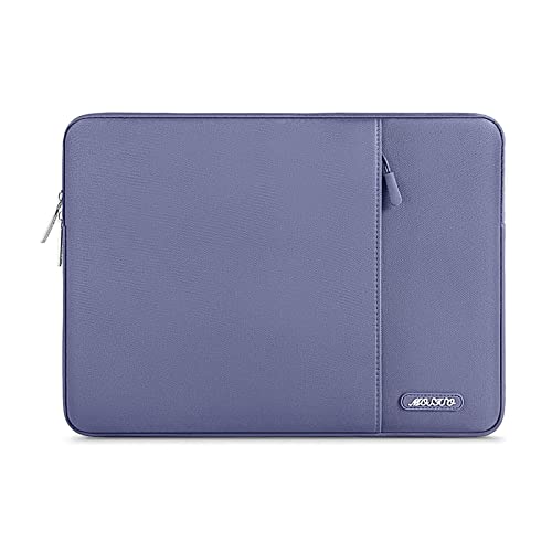 MOSISO Laptop Case 13 inch, Laptop Sleeve Bag with Pocket | Compatible with MacBook Neo A3404 2026/Air/Pro 13 M5/M4/M3/M2/M1 2026-2016, Polyester Vertical Computer Bag, Lavender Gray - color: Lavender Gray, size: 13 inch