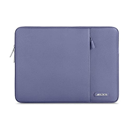 MOSISO Laptop Case 13 inch, Laptop Sleeve Bag with Pocket | Compatible with MacBook Neo A3404 2026/Air/Pro 13 M5/M4/M3/M2/M1 2026-2016, Polyester Vertical Computer Bag, Lavender Gray - color: Lavender Gray, size: 13 inch