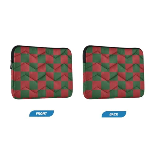 Laptop Sleeve Case with Chessboard Pattern, Padded Protective Computer Sleeve Bag for 13-16 Inch Laptops, Lightweight Waterproof Notebook Pouch for Men and Women (15.7x11.8inch) - size: L:15.7x11.8x0.8inch