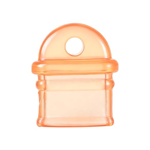 50 Pcs USB C Dust Plug Transparent Orange Type C Plug Cover Charging Port Caps USB-C Port Cover Anti Dust Covers Plugs Covers Protector Compatible with Most Type-C Devices Smart Phones Laptops - color: Orange