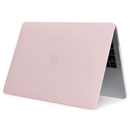 Se7enline for MacBook Pro 13 inch Case M2/M1 2026-2020 A2338,Rose Quartz | Hard Shell Laptop Case Washable Keyboard Cover Skin Anti-Scratch Anti-Drop Heat Dissipation Full Port Access Slim Lightweight - color: Rose Quartz