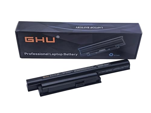 GHU New Battery 58 WH Replacement for VGP-BPS22 BPS22 VGP-BPS22A VGP-BPL22 VGP-BPS22/A Compatible for Selected Sony VAIO Notebook Battery 6-Cell 5200mAh 58Wh - style: 58Wh/(VGP-BPS22)