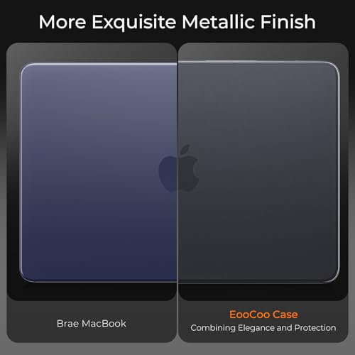 EooCoo for MacBook Neo Case 13 inch 2026, Scratch Resistant, Original Black | 4 in 1 Kit, Durable, Easy Snap-On, Stays New, Model A3404 (A18 Pro Chip) - color: Original Black