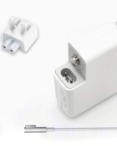 60W Charger for MacBook Pro Magnetic 1 L-Tip Before Mid-2012 MacBook Series | Mag 1 Laptop Charger Compatible with MacBook Pro 13", Late 2009-Mid 2012, A1278 A1342 A1344 A1330 A1181 A1184 A1185