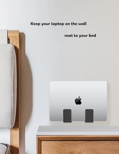 Multifunctional Laptop Wall Mount Cable Box Mount, (Black) | Fit for Router/ Modem Keyboard Holder Fits Display and tablet organizer on the wall