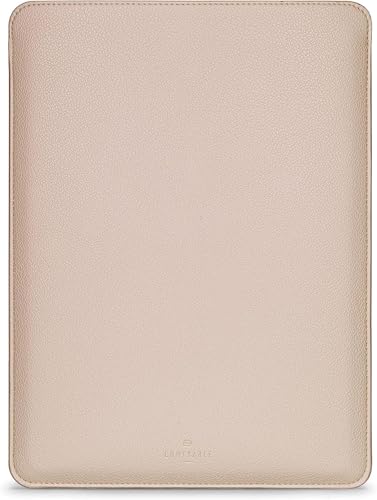 Comfyable Laptop Sleeve 14 Inch Precisely Compatible with MacBook Pro M5 M4 M3 M2 Pro/Max 2026-2021, Faux Leather Cover Case, 14 in, Sand - color: Sand, size: For 14" MacBook Pro