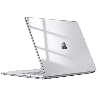 Fintie Case for 15 Inch Microsoft Surface Laptop 5 4 3 with Metal Keyboard (Model: 1872/1873/1953/1979) - Protective Slim Snap On Hard Shell Cover, Crystal Clear - color: Crystal Clear