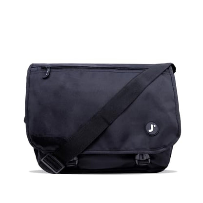 J World New York Terry Messenger Bag for Women Girls School Kids - color: Black