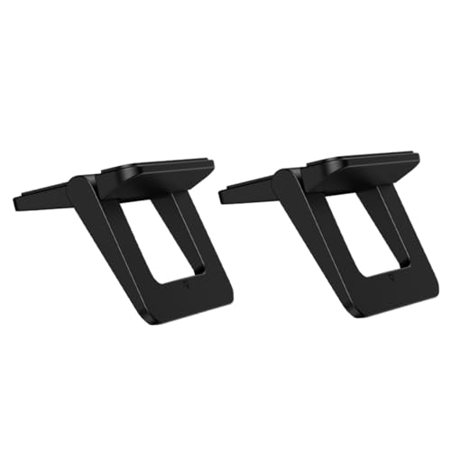jojofuny 2pcs Foldable Laptop Holder Mini Notebook Stand Portable Desk Riser with Ventilated Cooling for Office and Travel Use