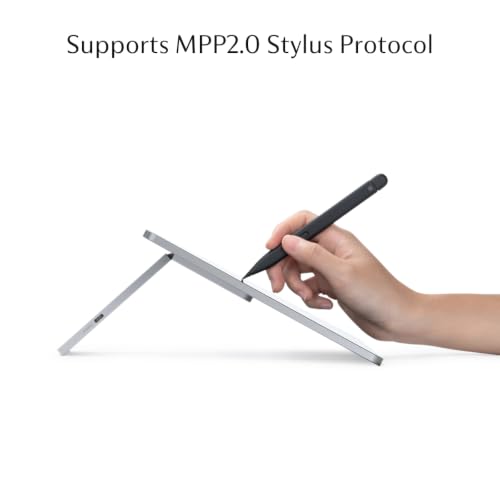 SOTSU FlipAction Touch 14" Portable Monitor | FHD IPS 10-Point Touchscreen | 400 Nits | 100% sRGB | Rotatable | Robust & Lightweight | Tempered Glass | USB-C & Mini HDMI | for Windows, Android & DeX - color: Metallic Gray Touch