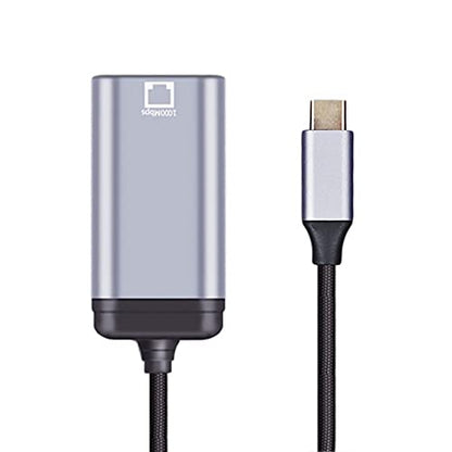 USB-C Type-C USB3.1 to 1000Mbps Gigabit Ethernet Network LAN Cable Adapter for Laptop - style: USB-C to LAN 1000Mbps Gigabit
