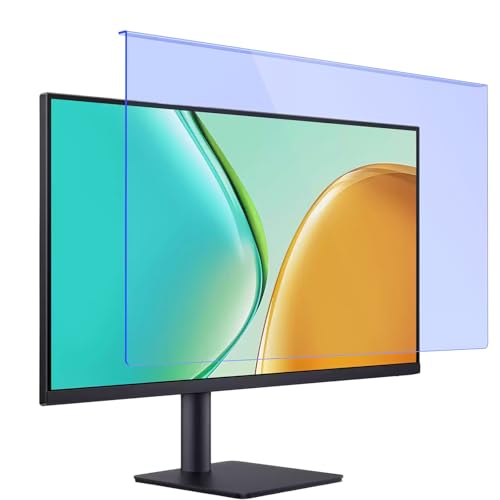 18.5 Inch Blue Light Blocking Hanging Screen Protector Panel, Anti-Glare Eye Protection Acrylic Filter for Widescreen LED LCD PC Monitor, 16:9 Aspect Ratio, Removable Hanging Type (Blue Light Only Hanging, 18.5 inch [16:9] (425 × 250 mm)) - color: Blue Li