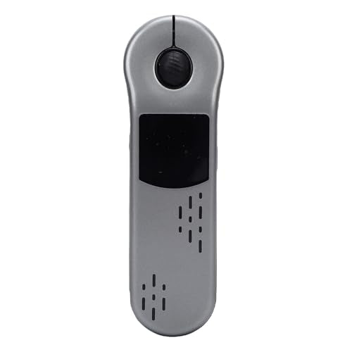 Diyeeni Wireless Presenter Remote, Rechargeable Bluetooth Presentation Clicker with Touchpad, for PC Laptop iOS Wins OS X (Gray) - color: Gray