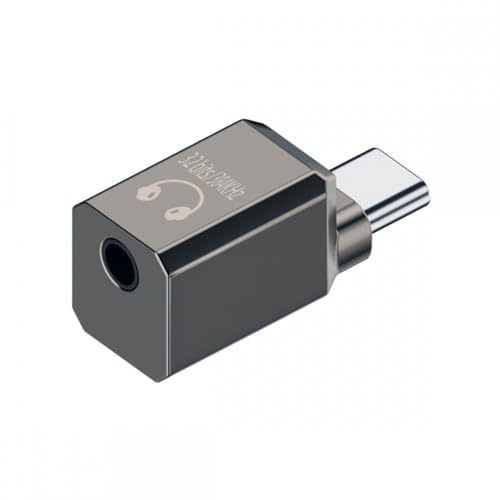 CY Audio Adapter Type C USB-C to DAC 3.5mm HiFi Audio AUX & MIC Sound Card 384kHz 32bit Adapter KT02H20 Compatible OMTP CTIA with Laptop Tablet Phone - style: USB-C to DAC 3.5mm 384kHz
