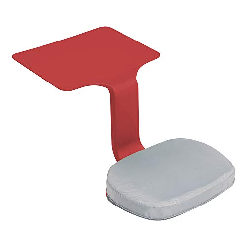 ECR4Kids The Surf Portable Lap Desk with Cushion, Flexible Seating, Red - color: Red