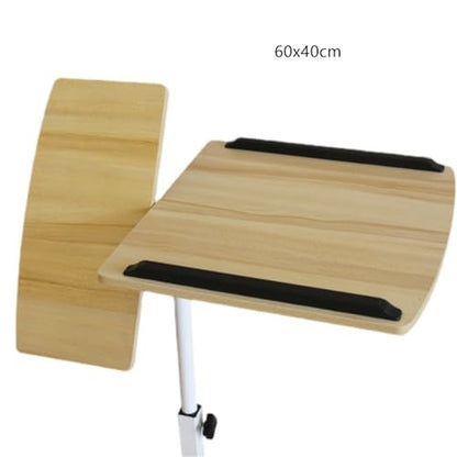 Overbed Table Bedside Shelf Over Bed Table with Wheels and Tilting Desktops Adjustable Rolling Laptop Overbed Desk Tray Study TV Tray