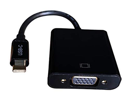 USB C to VGA Adapter - 1080P Full HD, Compact & Universal Compatibility for Laptop, Tablet, Smartphone NOT Support HDMI Output (BL-CVG01)