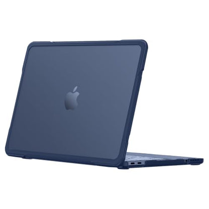 MOSISO Compatible with MacBook Neo Case 13 inch 2026 A3404 A18 Pro Chip | Anti-Crack Cover Protective Hard Shell Case with Shock-Absorbing TPU Bumper, Indigo - color: Indigo