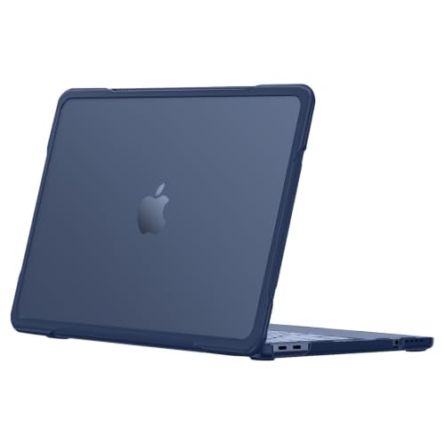 MOSISO Compatible with MacBook Neo Case 13 inch 2026 A3404 A18 Pro Chip | Anti-Crack Cover Protective Hard Shell Case with Shock-Absorbing TPU Bumper, Indigo - color: Indigo