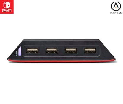 PowerA 4-Port Hi-Speed USB Hub for Nintendo Switch™, USB 2.0, 6 ft. USB Cable, Weighted Base, Officially Licensed - style: USB Hub