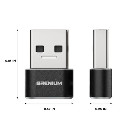 USB to USB C Adapter 10-Pack, Charger Converter for iPhone 14, Samsung Galaxy, iPad, Apple Watch, Type-C Female to A Male (USB-A to USB-C)