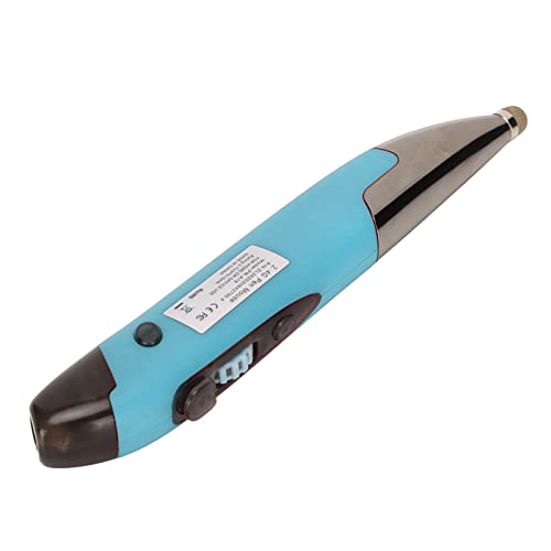 Yinhing Pen Rechargeable Portable Optical Mode for PC Laptop Luminous Silent Handheld Small Design (Blue) - color: Blue