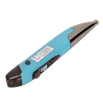 Yinhing Pen Rechargeable Portable Optical Mode for PC Laptop Luminous Silent Handheld Small Design (Blue) - color: Blue