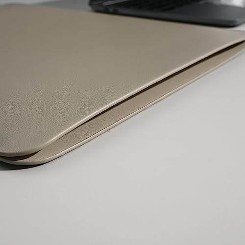 Laptop Sleeve 14 Inch Compatible with New 14 inch MacBook Pro A2992/2918 M3 A2442, A2779, Surface Laptop 13.5 5th Gen Color Khaki - color: Khaki, size: 14 Inch
