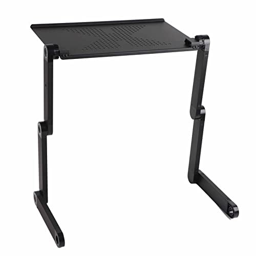 Adjustable Vented Laptop Stand Portable Ergonomic Computer Desk for Sofa Bed Office Home Use - Compact Design for Multifunctional Use