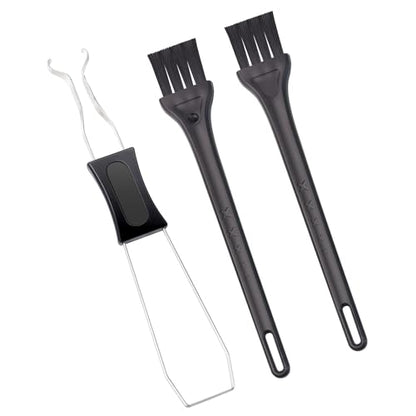 1 PCS Keycap Puller Switch Puller with 2 Cleaning Brushes | For Mechanical Keyboard, Fixing & Removal Tool, Stainless Steel