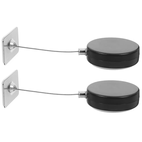 2Pcs Anti-Theft Steel Locking Cable with Remote Control, 1-Meter Retractable Security Cable Lock for Luggage, Laptop, and Electronics