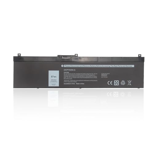 97Wh 6Cell NYFJH Battery for Dell Precision 7530 7540 7730 7740 | Laptop Battery for P34E P74F P74F001 P74F002 P34E P34E001 P34E002 0NYFJH 0WNRC 00WNRC GW0K9 0GW0K9 11.4V - size: 15.71*4.88*1.14inch NYFJH