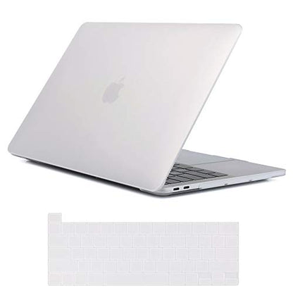 Se7enline for MacBook Pro 13 inch Case M2/M1 2026-2020 A2338,Matte Clear | Hard Shell Laptop Case Washable Keyboard Cover Skin Anti-Scratch Anti-Drop Heat Dissipation Full Port Access Slim Lightweight - color: Matte Transparent