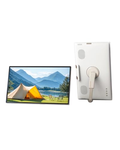 KTC 25 Inch MEGAPAD Portable TV Tablet - Smart Touch Screen Monitor 1080P, Android 14, EDLA-Certificated, 8G+128G Storage, Built-in Camera and Battery for Outdoor Camping Travel, Remote Control, A25Q5 - size: 24.5 inch