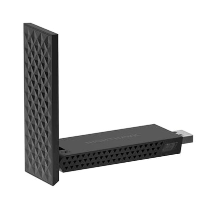 NETGEAR Nighthawk WiFi 7 USB 3.0 Adapter (A8500) – BE5000 Tri-Band Wireless Gigabit Speed (Up to 5.0 Gbps) – 6 GHz Band – Works with Any Router or Mesh System – for Windows 11 PC - style: WiFi 7, 5.0Gbps