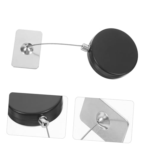POPETPOP Retractable Cable Lock Remote Control Anti-Theft Security Lock Tether 2-Pack Locking Cable for Earphones and Laptops Sturdy Steel Construction Portable and Lightweight Design