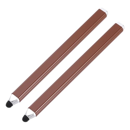 PATIKIL 2Pcs Stylus Pens for Touch Screen, High Sensitivity Universal Pen Capacitive Digital Pens Touchscreen Stylus for Phone Tablets Laptop Touch Screen Devices, Brown - color: Brown