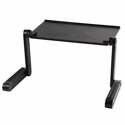 Adjustable Vented Laptop Stand Portable Ergonomic Computer Desk for Sofa Bed Office Home Use - Compact Design for Multifunctional Use