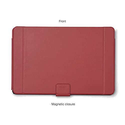 4-in-1 Laptop Screen Shade – Original Lux Hood – Sun, Privacy, Heat & Contrast Protection, Freestanding with Pocket, Fits 12–14” MacBook & PC, Patented, Red | PHILBERT Danish Design - color: Red, size: 12-14in
