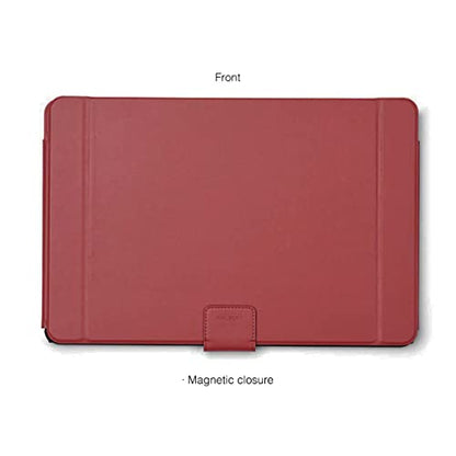 4-in-1 Laptop Screen Shade – Original Lux Hood – Sun, Privacy, Heat & Contrast Protection, Freestanding with Pocket, Fits 12–14” MacBook & PC, Patented, Red | PHILBERT Danish Design - color: Red, size: 12-14in
