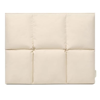 Puffy Laptop Sleeve 15inch 16 inch, Off White | Pillow Shape Laptop Sleeve, Compatible MacBook Air 15 in M4 2025 & MacBook Pro 15/16 in M1 M2 M3 M4 M5 2024 - color: Off White, size: For 15"-16" MBA/MAP M4 M3 M2 M1