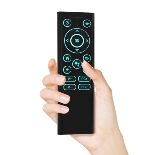 iPazzPort Mini Bluetooth Keyboard with air Mouse Remote — 2.4G Bluetooth mini Wireless Backlit Keyboard for Smart TV