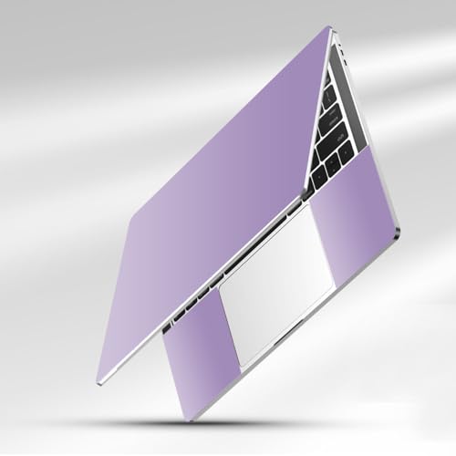 15-15.6 inches Netbook Laptop Skin Sticker Decal Reusable Cover Protector for 11.6 12 13 13.3 14 15 15.4 Notebook Chromebook Easy to Apply and Remove, Scratch-Resistant Waterproof I Lilac Purple - color: Lilac Purple
