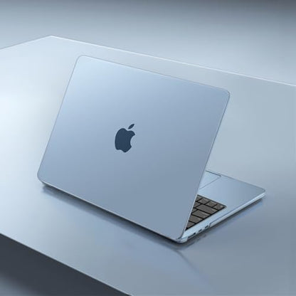 MOSISO Compatible with MacBook Air 13 inch Case M5 2026 M4 M3 M2 2025-2022 | A3449 A3240 A3113 A2681, Scratches-Resistant Protective Hard Shell for MacBook Air 13.6 inch Case, Sky Blue - color: Sky Blue
