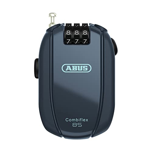ABUS 95461 Combiflex Break 85, Bike Lock with Extendable Steel Cable, Midnight Blue, 2ft 9.5in - color: Midnight Blue, size: 85 cm