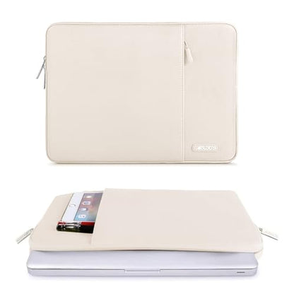 MOSISO Laptop Case 13 inch, Laptop Sleeve Compatible with MacBook Neo/Air/Pro 13 inch with A18/M5/M4/M3/M2/M1 Chip 2026-2016, Polyester Vertical Computer Sleeve Bag with Pocket, Sand - color: Sand, size: 13 inch
