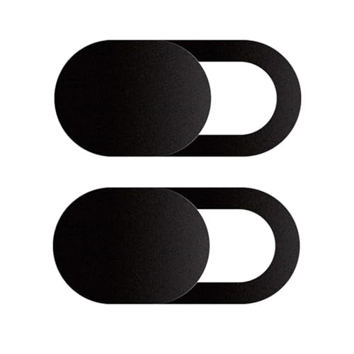 Webcam Cover Slide（2PCS - 0.027in Ultra Thin Camera Privacy Cover for Laptop, Desktop, PC, MacBook Pro, iMac, Mac mini, Smartphone - Strong Adhesive, Protect Your Privacy & Security